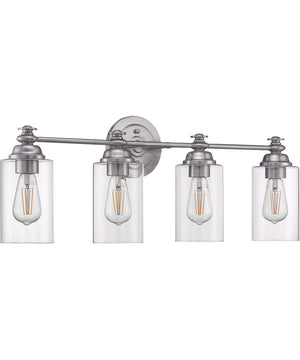 Dardyn 4-Light Vanity Brushed Polished Nickel