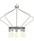 Hangar 5-Light Farmhouse Chandelier Light Brushed Nickel