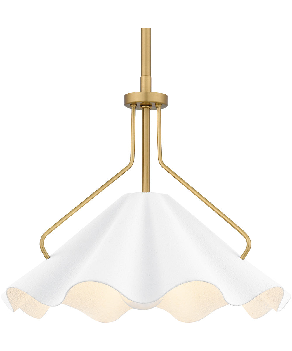 Quoizel Pendant 1-light Pendant Aged Brass