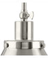 Hinton 1-Light Modern Farmhouse Pendant Brushed Nickel