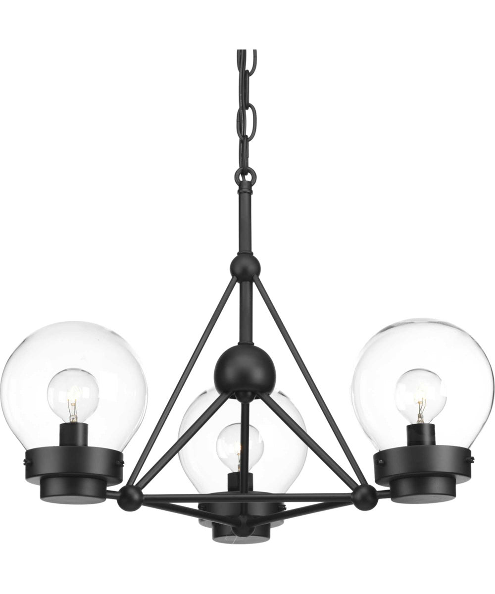 Spatial Semi-Flush/Convertible Matte Black