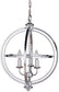 17"W Berkeley 3-Light Foyer Light Chrome