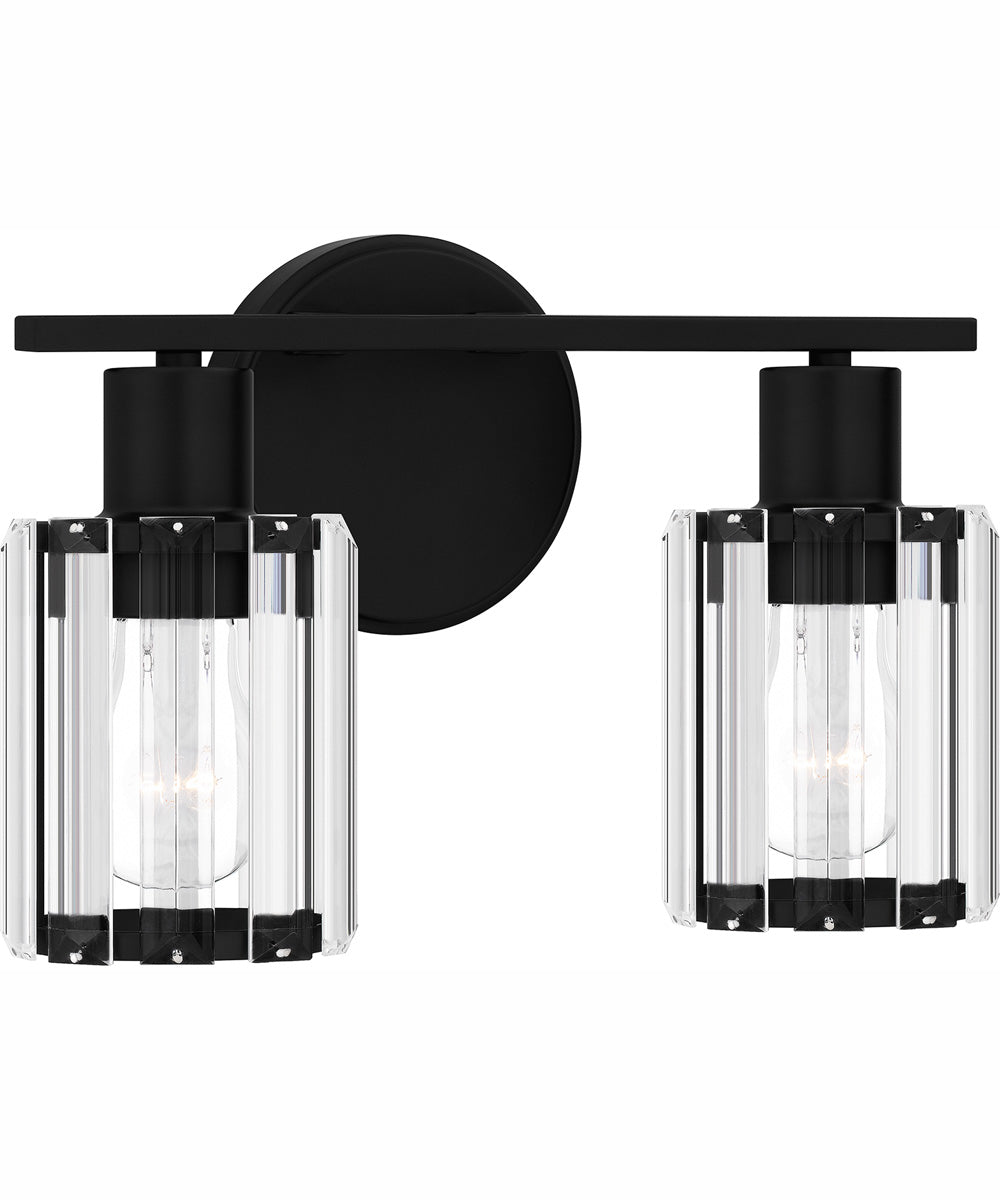 Isla Medium 2-light Bath Light Matte Black
