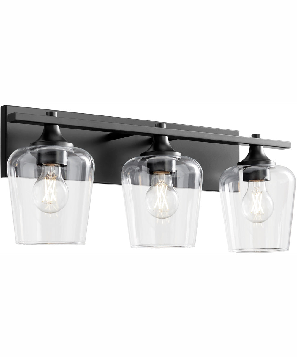 Veno 3-light Bath Vanity Light Matte Black