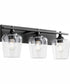 Veno 3-light Bath Vanity Light Matte Black