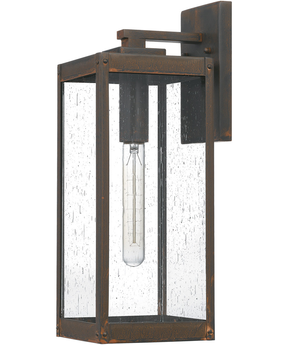 Westover Medium 1-light Outdoor Wall Light Industrial Bronze