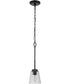 Tyler 1-Light Mini Pendant Flat Black