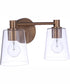 Emilio 2-Light Vanity Satin Brass