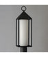 Aldous 1-Light Outdoor Post Mount Black