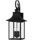 Chancellor Extra Large 4-light Outdoor Wall Light Mystic Black