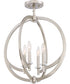 Orion 4-light Semi Flush Mount Brushed Nickel