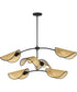 Bonnet 6-Light Chandelier Black