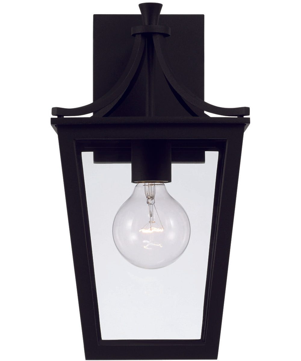 Adair 1-Light Outdoor Wall-Lantern Rain or Shine - Black