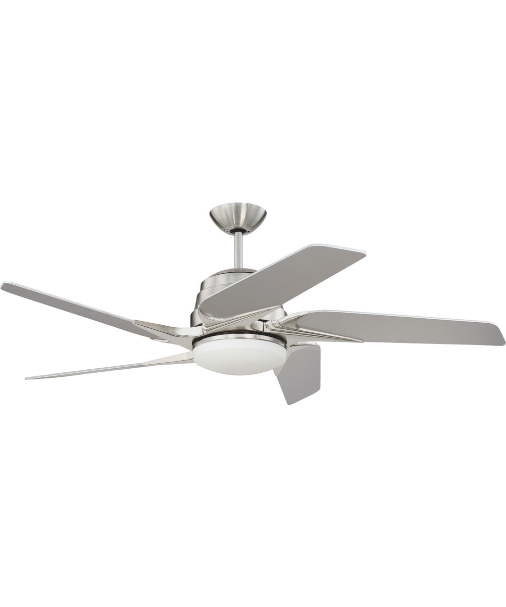 Solo Encore 1-Light LED Ceiling Fan (Blades Included) Brushed Polished Nickel
