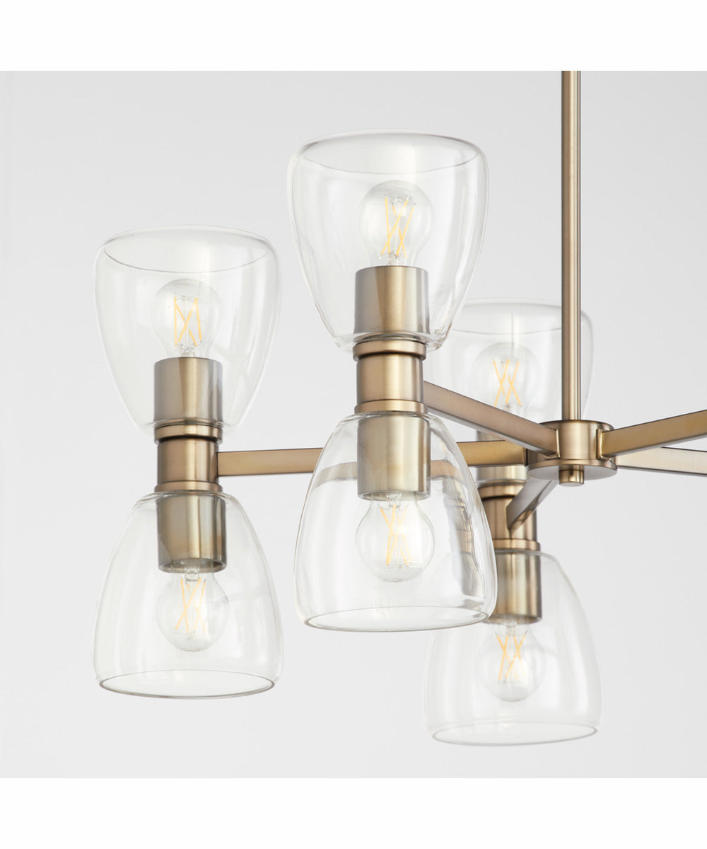 Relo 10-light Chandelier Dark Brass