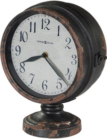 11"H Cramden Mantel Clock Antique Black