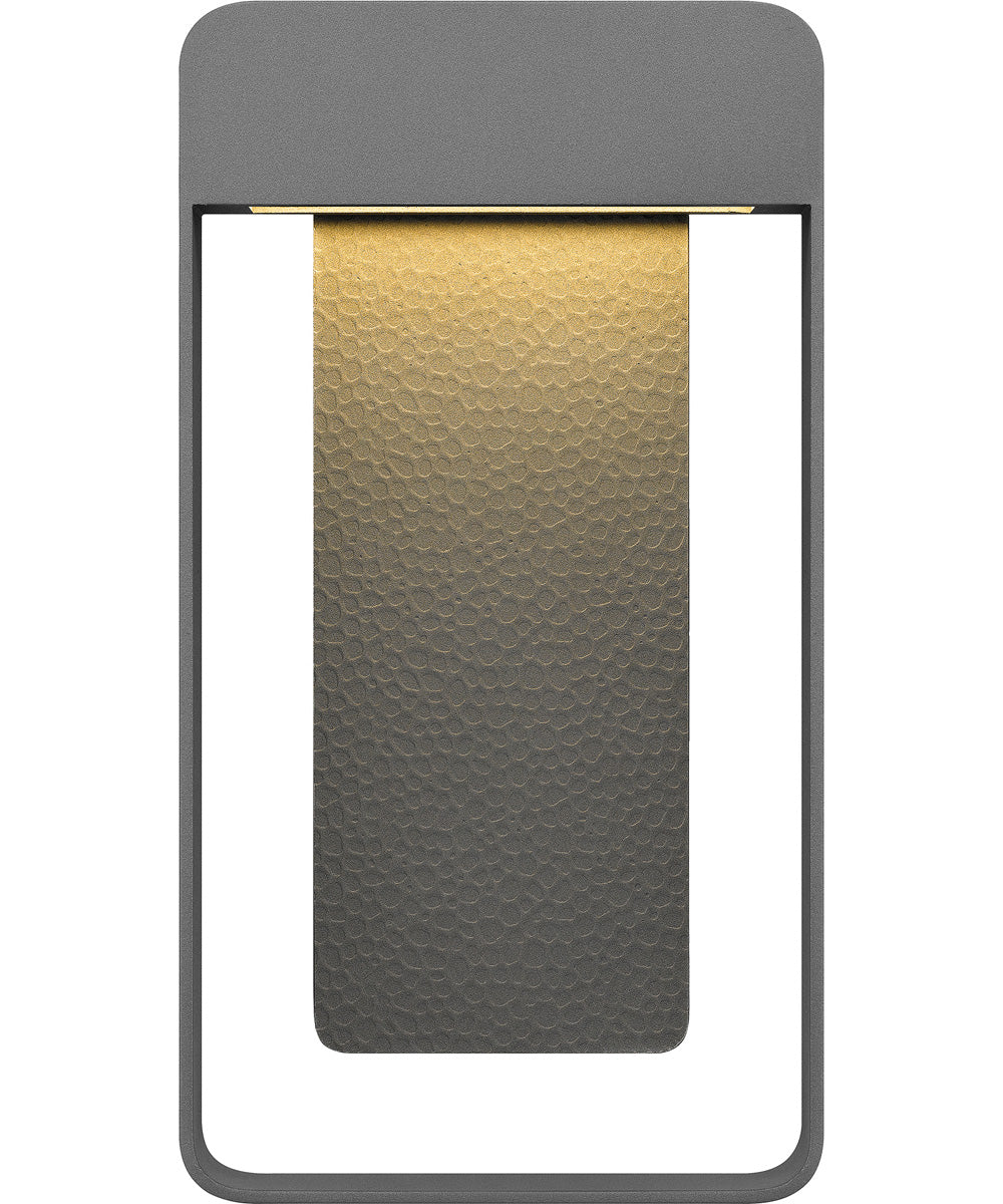Bourdon Medium Outdoor Wall Light  Coastal Armour Aluminum Matte Titanium
