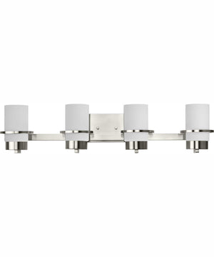 Reiss 4-Light Modern Farmhouse Vanity Light Brushed Nickel
