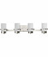 Reiss 4-Light Modern Farmhouse Vanity Light Brushed Nickel