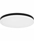 Weldin Large Flush Mount Matte Black White
