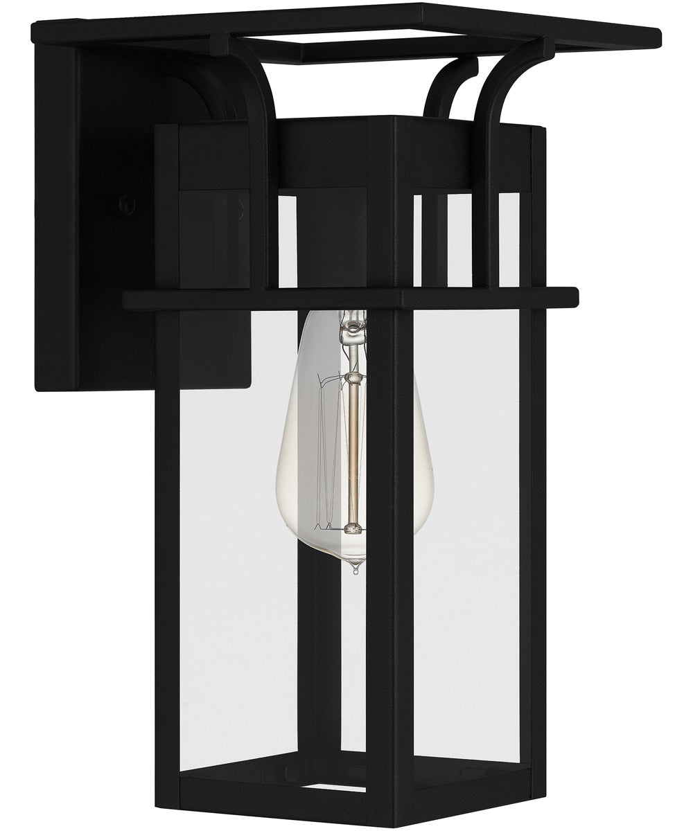 Markley Small 1-light Outdoor Wall Light Earth Black