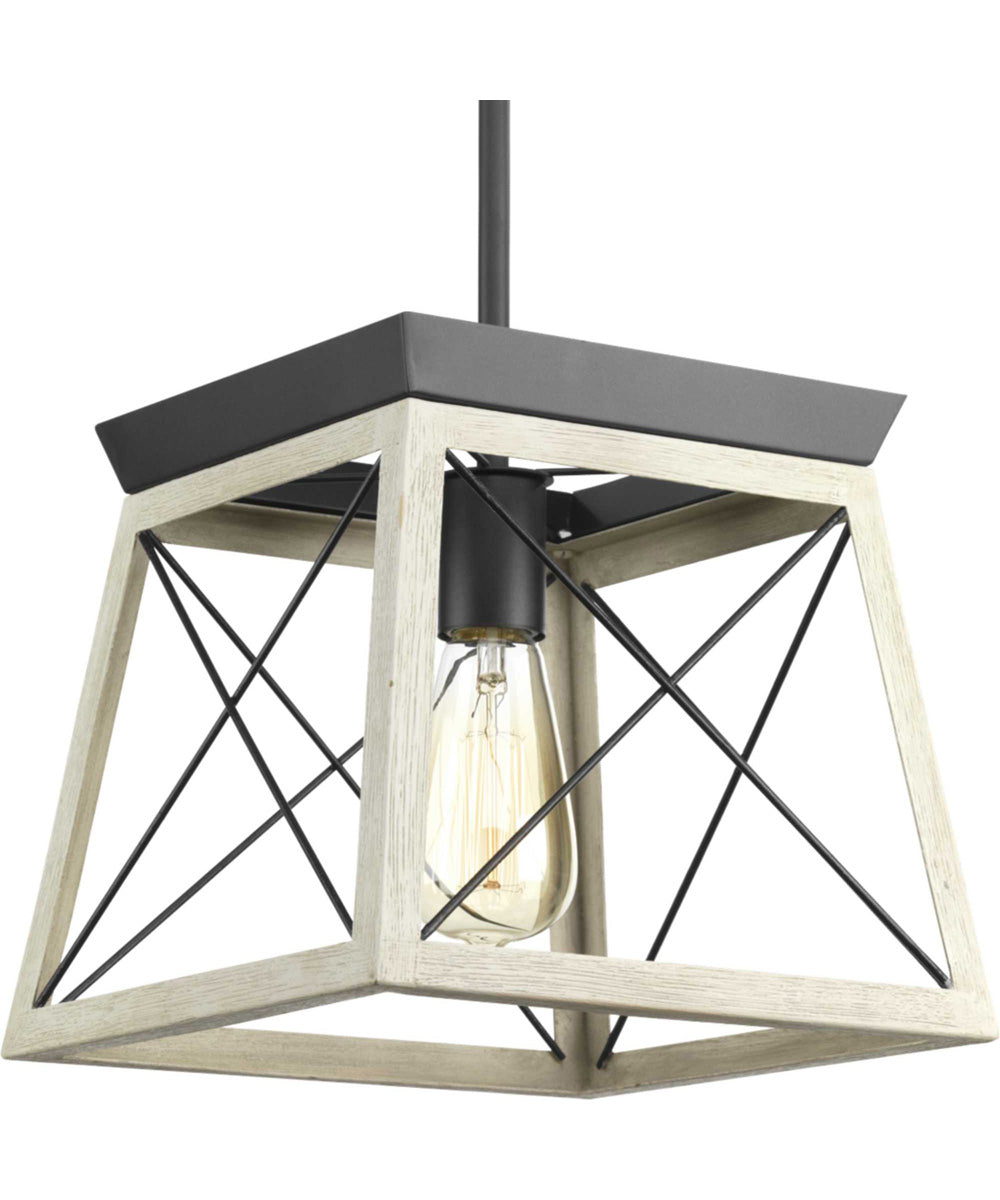 Briarwood 1-Light Coastal Mini-Pendant Light Graphite