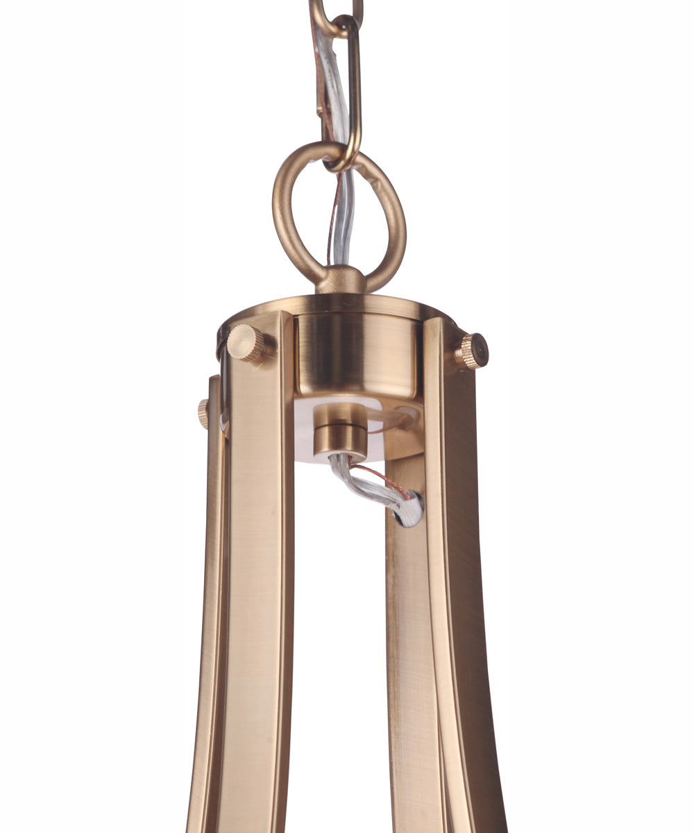 Elliot 5-Light Chandelier Satin Brass
