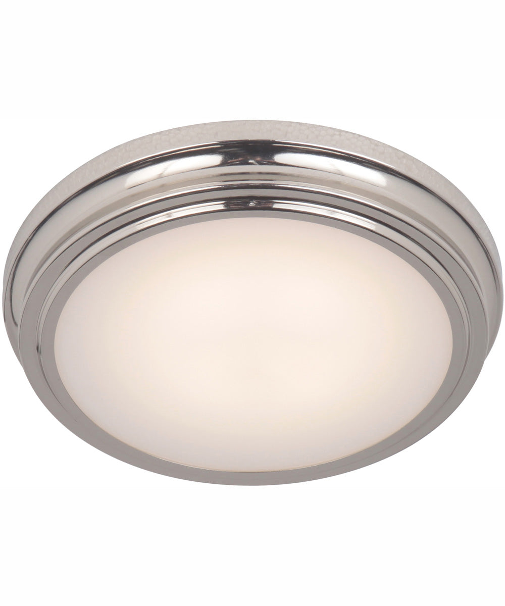 X66 1-Light LED Flushmount Brushed Polished Nickel