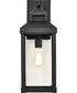 Corning 1-Light Outdoor Matte Black