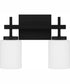 Wilburn Medium 2-light Bath Light Matte Black