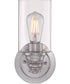 Dardyn 1-Light Wall Sconce Brushed Polished Nickel
