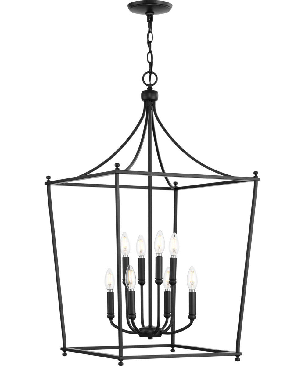 Parkhurst 8-Light New Traditional  Chandelier Foyer Light Matte Black
