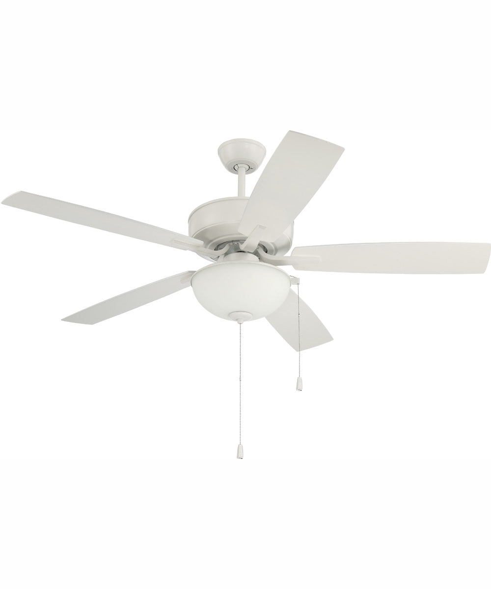 52" Outdoor Pro Plus 211 White 2-Light Indoor/Outdoor Ceiling Fan White