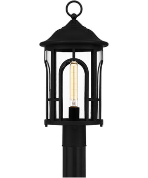Brampton Large 1-light Outdoor Post Light  Coastal Armour Aluminum Matte Black