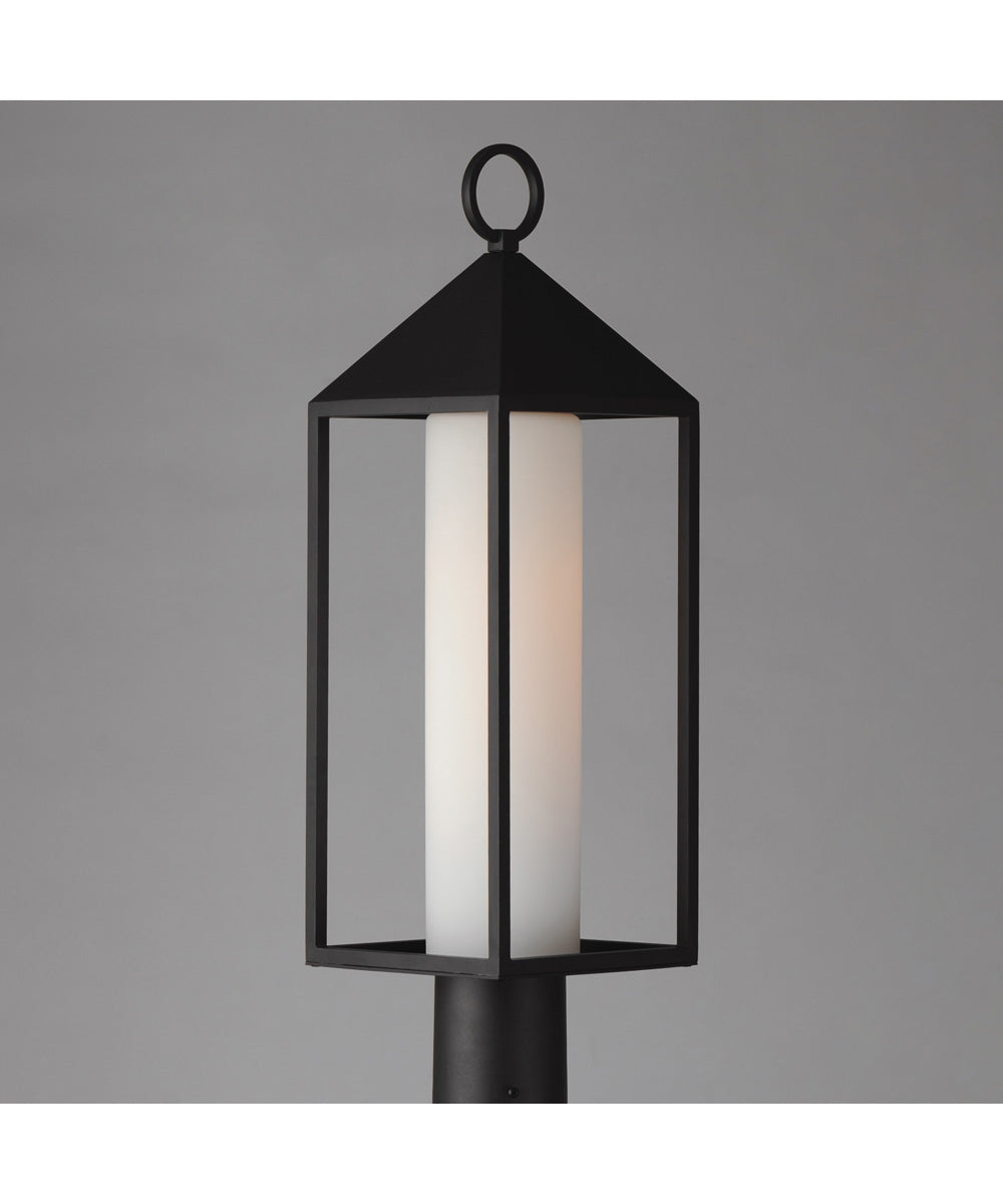 Aldous 1-Light Outdoor Post Mount Black