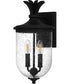Havana Medium 2-light Outdoor Wall Light Earth Black