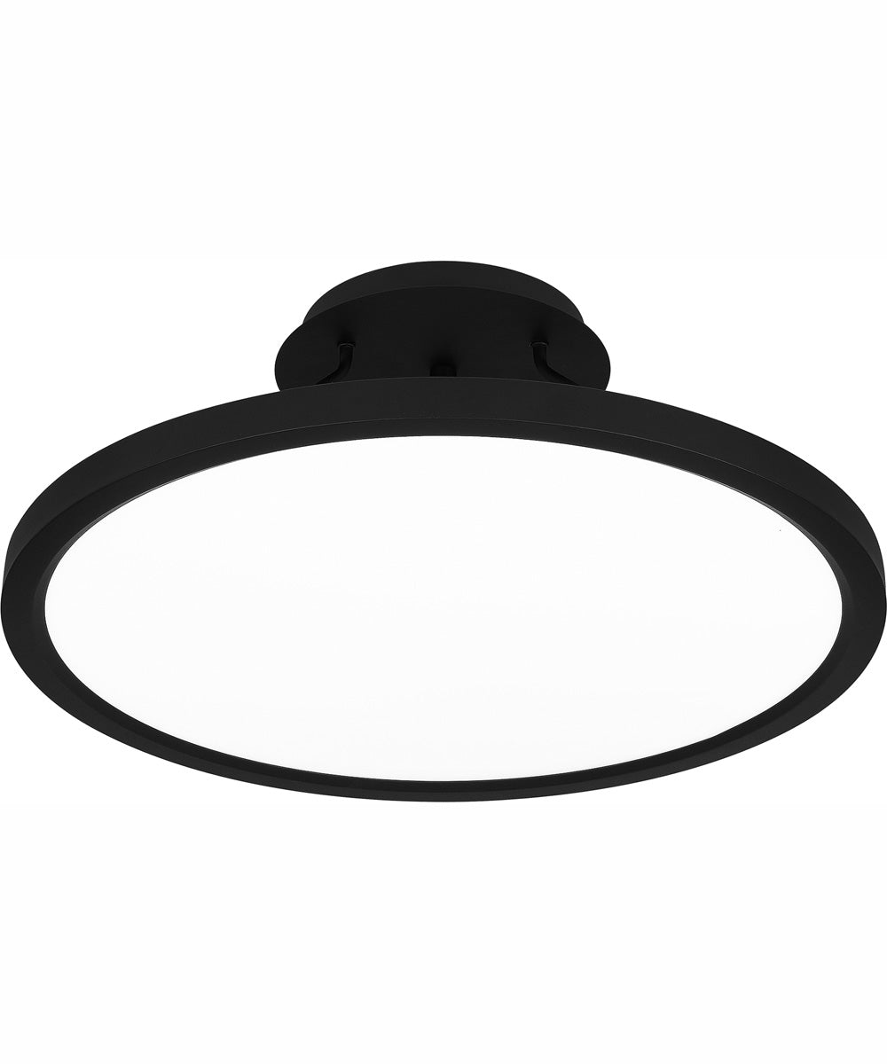 Outskirts Large Semi Flush Mount Earth Black