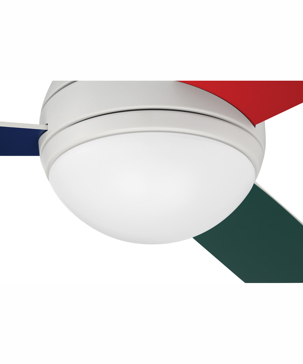 48" Keen 1-Light Ceiling Fan White