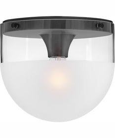Beck 1-Light Small Flush Mount in Black