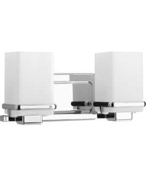 Metric 2-Light Bath & Vanity Polished Chrome