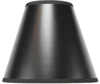 10"W x 9"H SLIP UNO FITTER Black Parchment Empire Lampshade