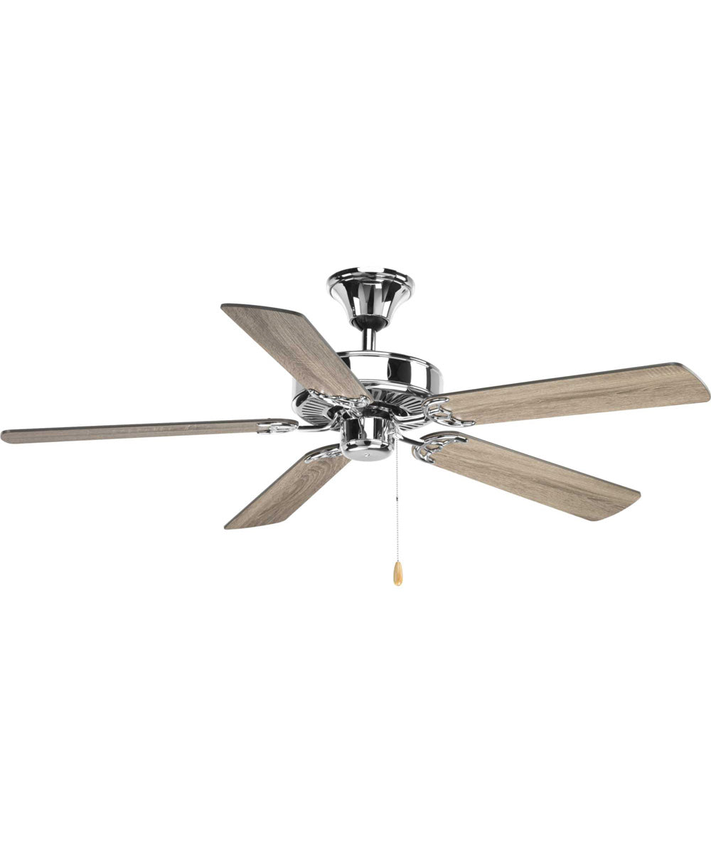 AirPro 52" 5-Blade Ceiling Fan Polished Chrome