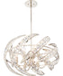 Crescent 6-light Pendant Polished Nickel