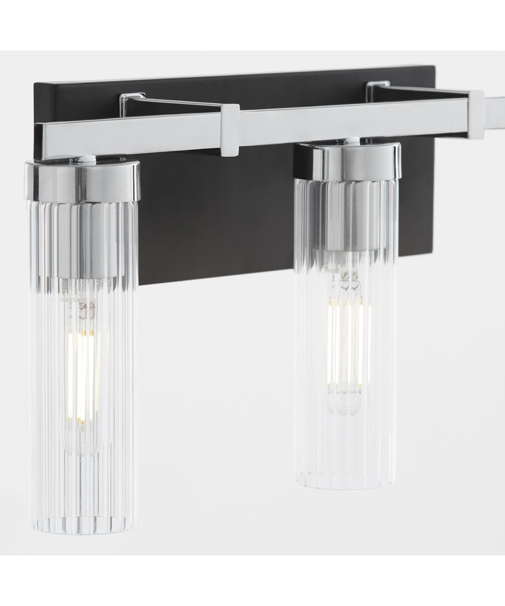 Kilbey 3-light Bath Vanity Light Matte Black