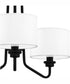 Quoizel Semi-Flush Mount Large 3-light Semi Flush Mount Matte Black