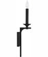 Clint 1-Light Sconce Black Iron
