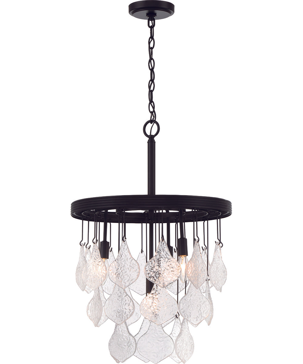 Vesi 4-Light Pendant Flat Black
