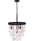 Vesi 4-Light Pendant Flat Black