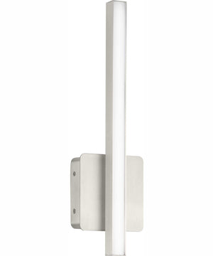 Phase 4 16 in. Small Modern Integrated 3CCT Integrated LED Linear Vanity Light Brushed Nickel