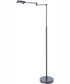 Pharma Collection 1-Light Led Floor Lamp Dark Bronze